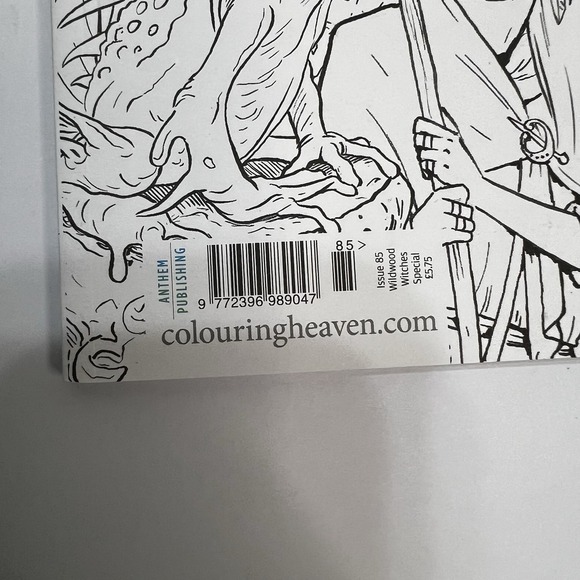 Colouring Heaven Adult Coloring Book Magazine Wildwood Witches Special #85 - Picture 2 of 12